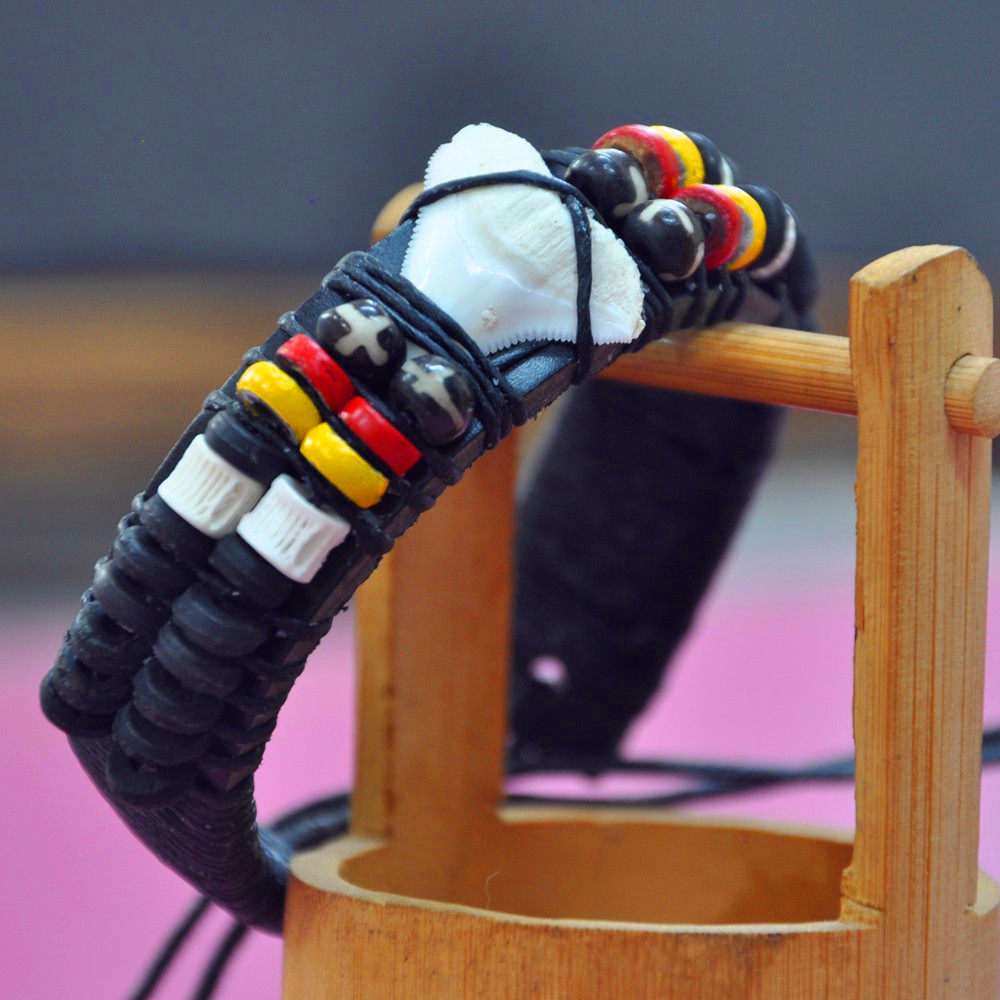 泰国进口天然鲨鱼牙齿项链男女个性项链