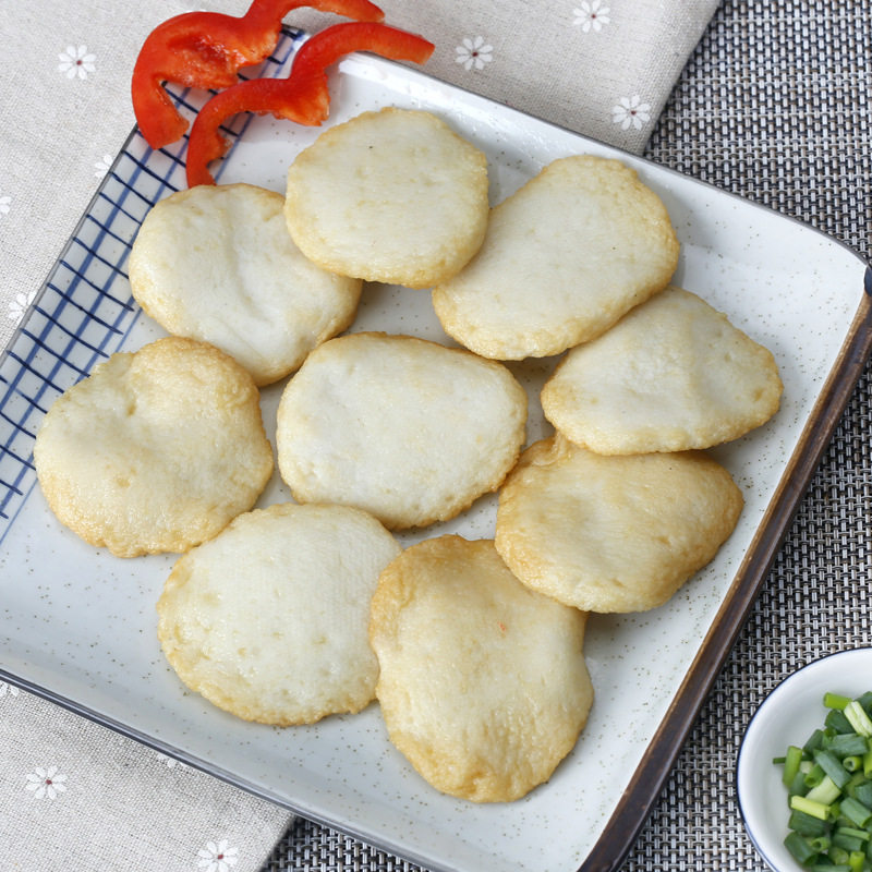 黄金鱼烧烤制品糕鱼饼鱼鲜鱼冷冻海火锅小吃装小鱼糕