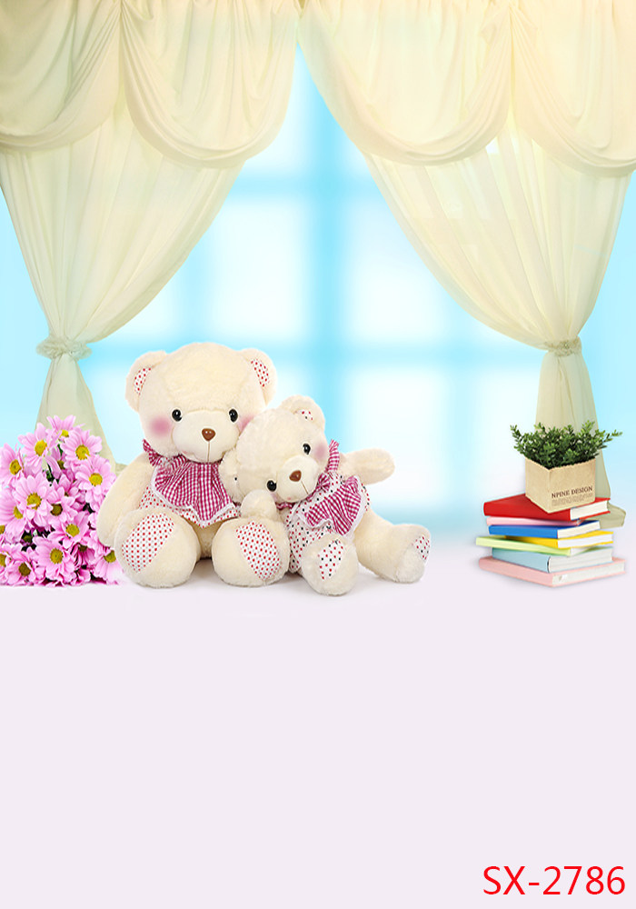 背景影楼儿童摄影布百天宝宝照相馆迷你韩版窗帘背景布类