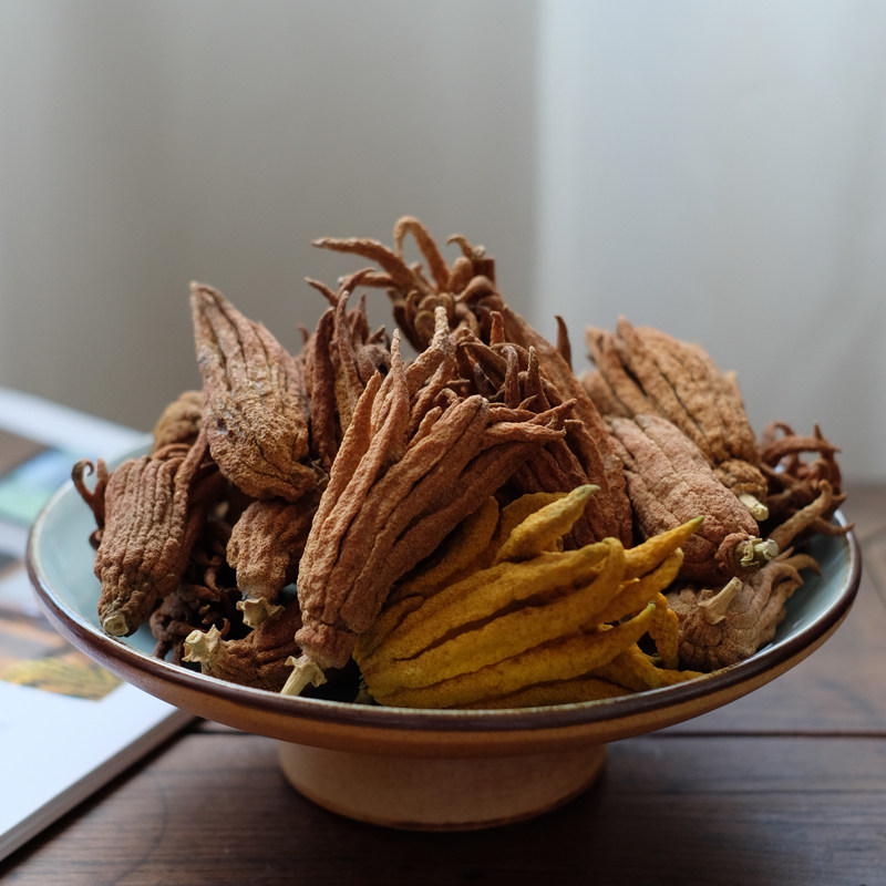 佛手果干金华干果柑干把玩果清闻香佛手果