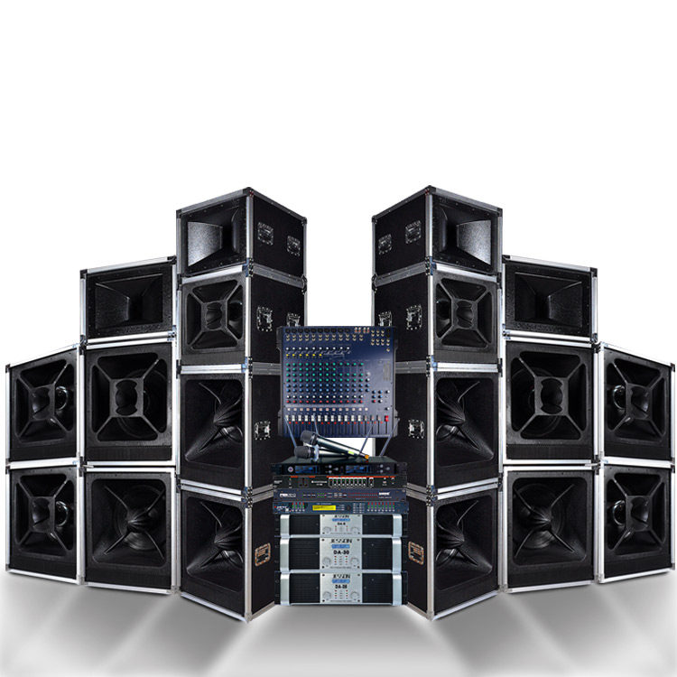 集声梵专业大型双18寸分体舞台音响套装户外婚庆演出功率远程音箱