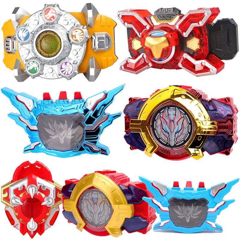 正版奥迪双钻玩具铠甲勇士升级版捕王召唤腰带威麒印麒机器人