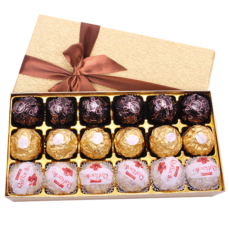 费列罗巧克力礼盒装送女友生日圣诞节教师节520送女友情人礼物