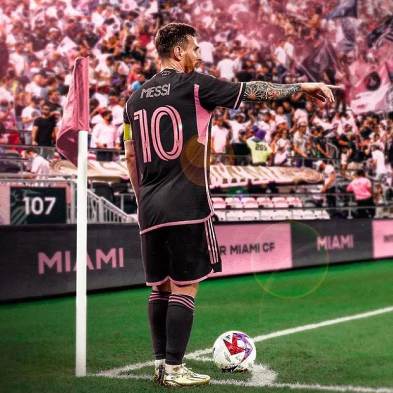 adidas迈阿密国际球衣梅西客场球员版阿迪达斯印号球迷版je9704