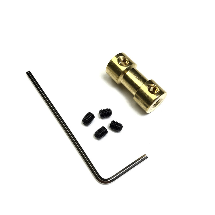 n20减速电机轴承接头微型减速电机转接头马达延长杆传动件万向轴