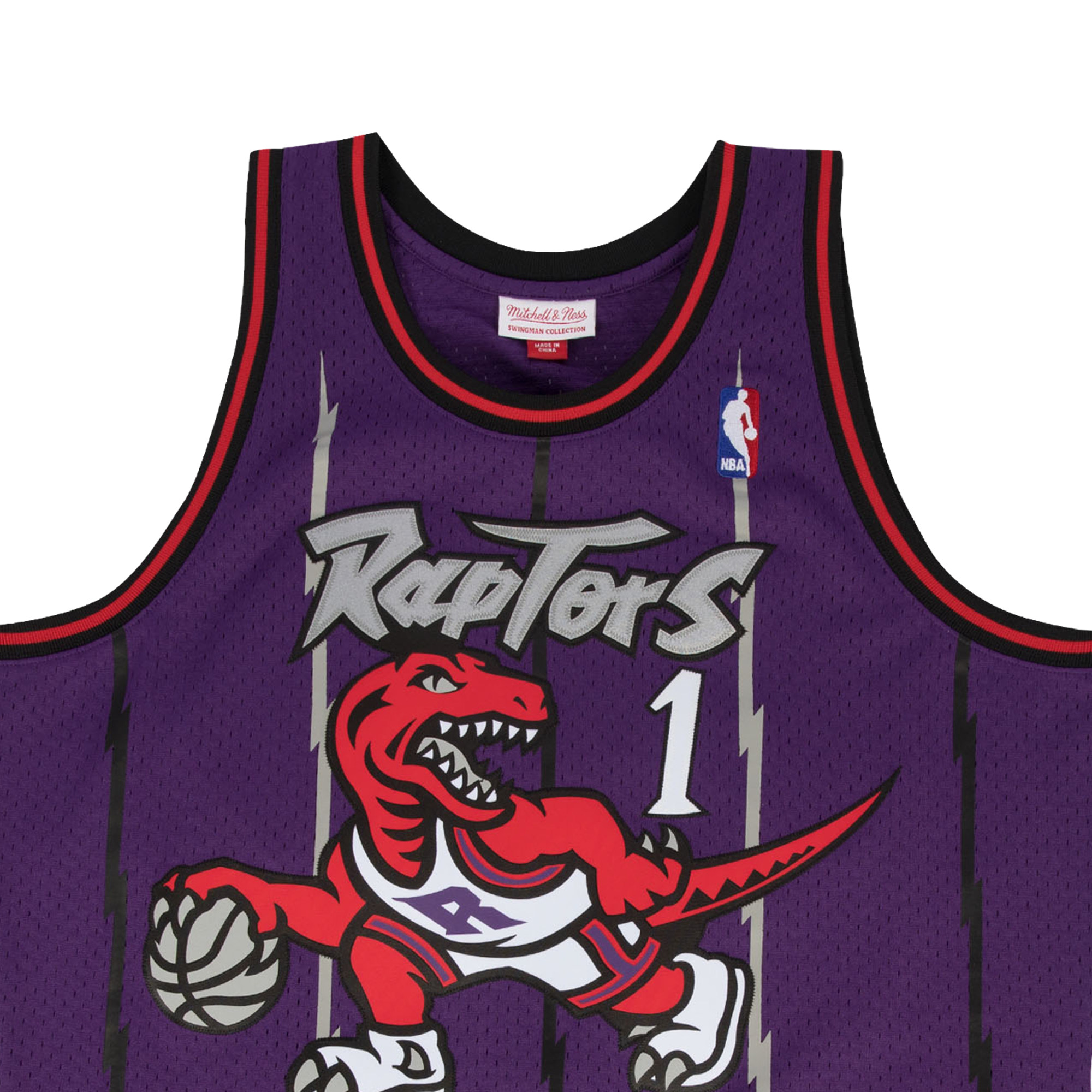 mitchellness麦迪199899年猛龙队sw复古球衣mn男女篮球篮球服