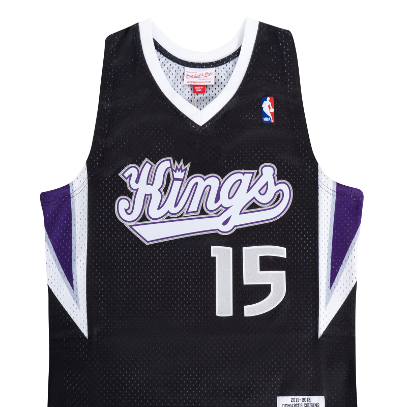 mitchellnessmn11-12国王队考辛斯sw复古球衣篮球网眼篮球服