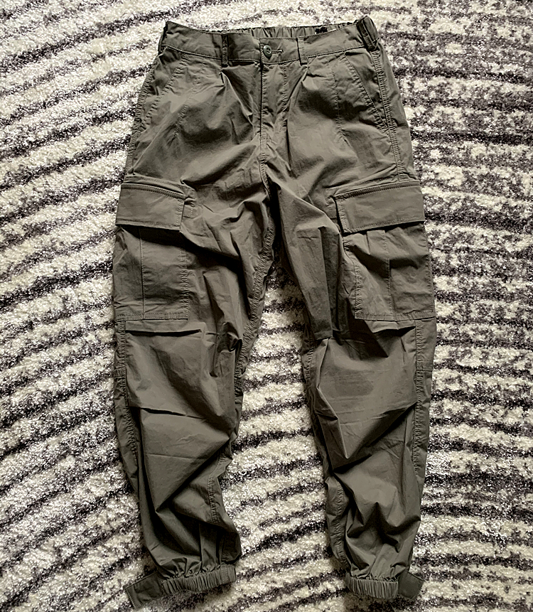 2020ss宽松机能工装多袋休闲裤男速干面料束脚魔术贴上帝灰薄款潮