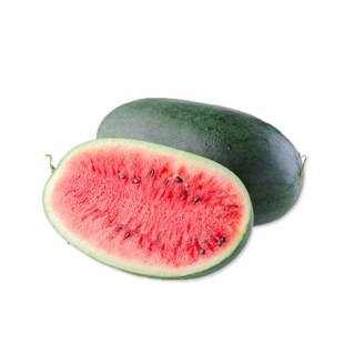越南进口新鲜黑美人西瓜薄皮红瓤多汁热带时令水果单个4.5-5.5斤