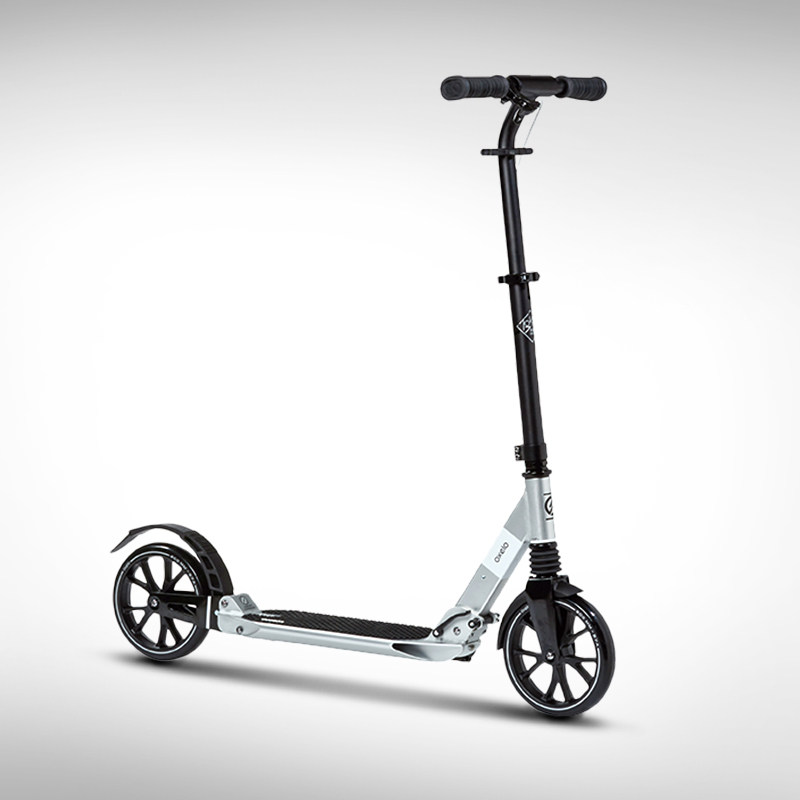 迪卡侬滑板车 校园代步车 两轮二双轮手刹折叠避震 oxelo-s