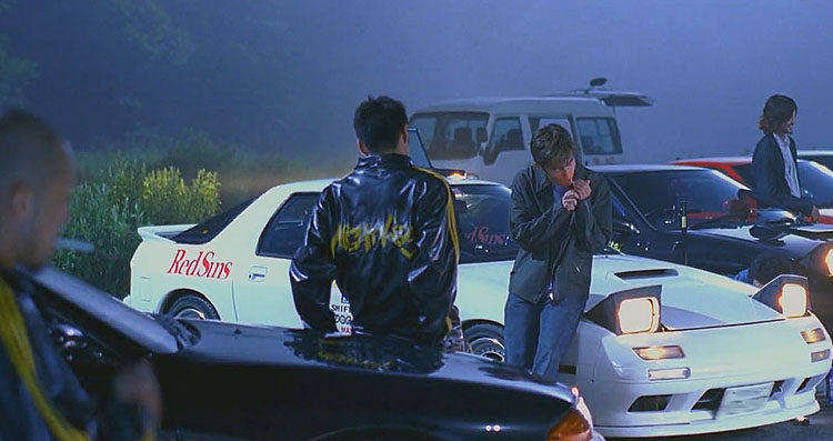 反光红限量头文字d赤城redsuns战队贴纸高桥凉介个性车贴汽车贴3