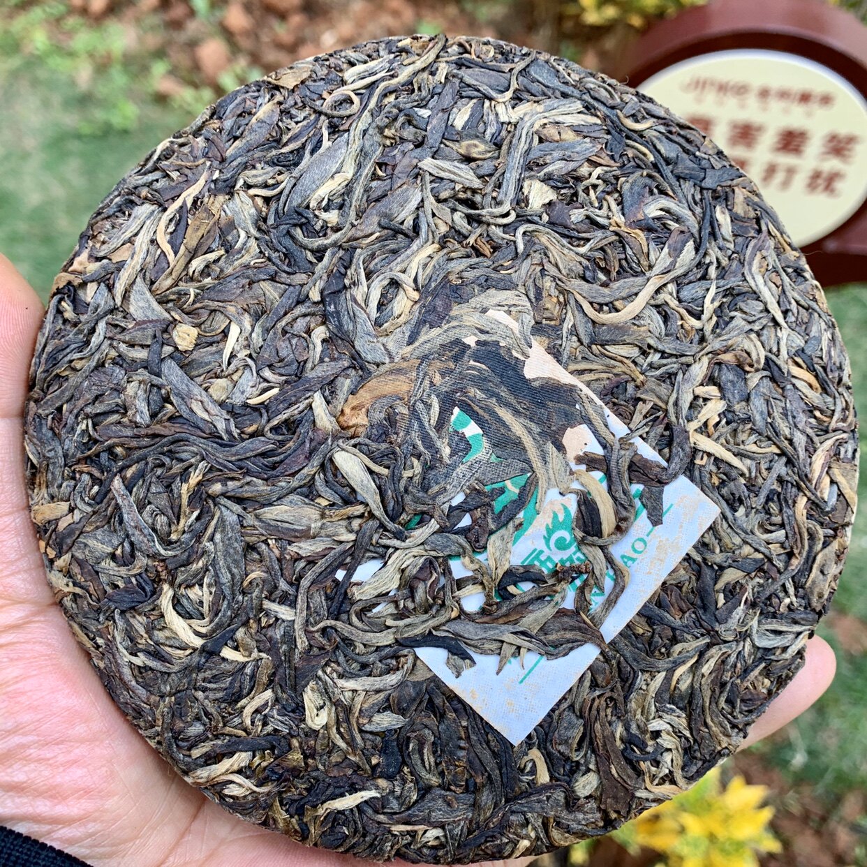 2014云南南普洱生茶曼撒薄荷塘200g古树茶头普洱