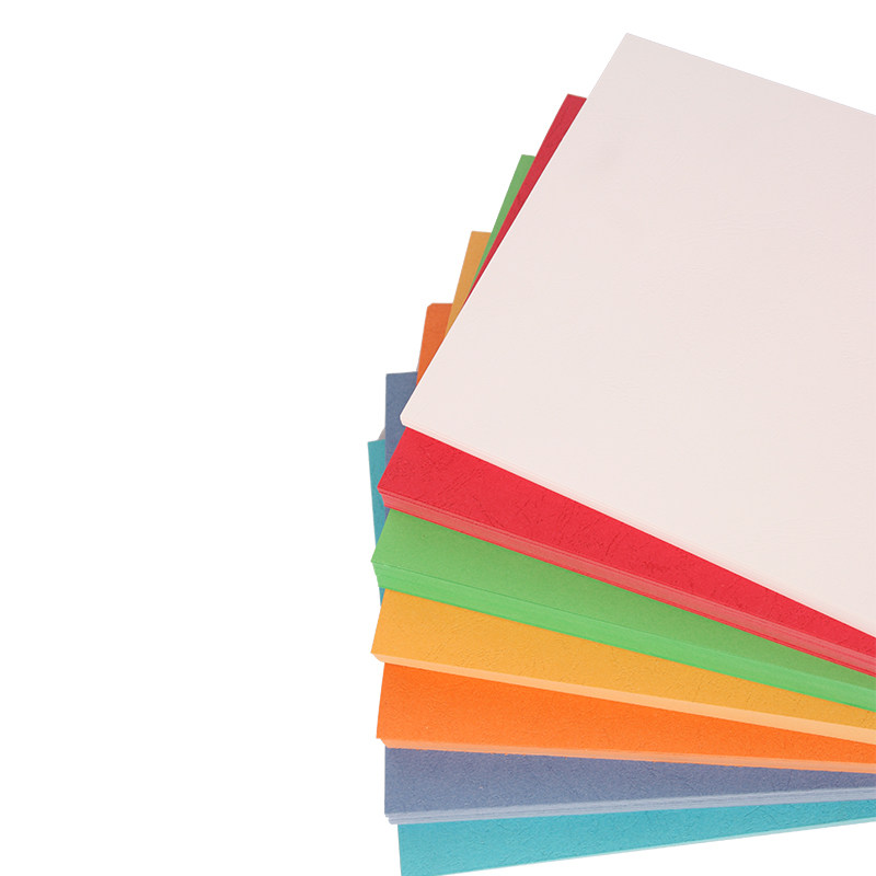 皮纹a4封皮皮纸花纹彩色卡纸230g手工厚印卡纸