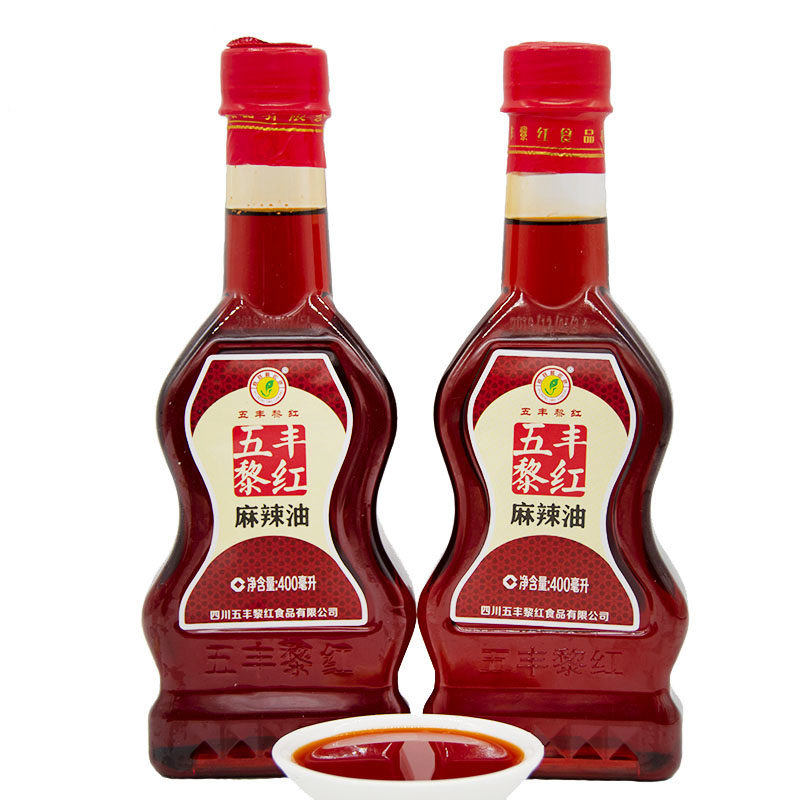 麻辣四川五丰黎红400ml红辣椒花椒椒油川菜小龙虾花椒油