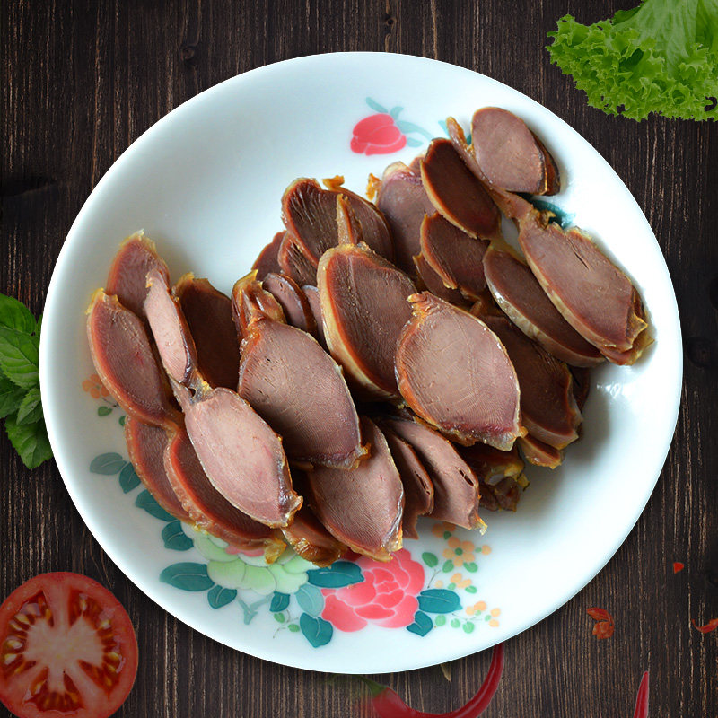 鸭胗赣南非即包装真空包真空胗鸭500g干鸭盐水腊