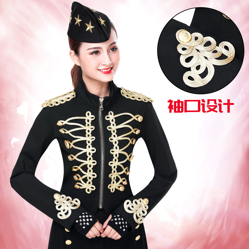 越野演出服装水兵上衣广场舞礼服乐队野营新款广场舞上装