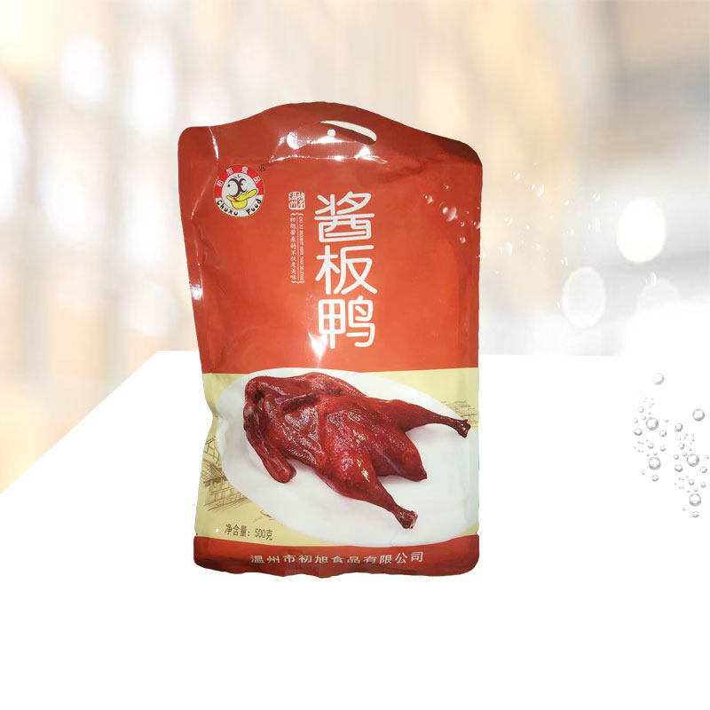 初旭酱板鸭温州特产手撕板鸭500克即食真空包装美食小吃熟食