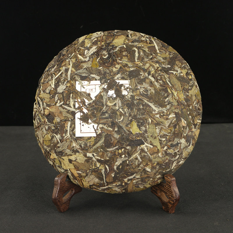 2017年中茶茶寿茶108b老树白茶饼茶饼白牡丹358g白牡丹