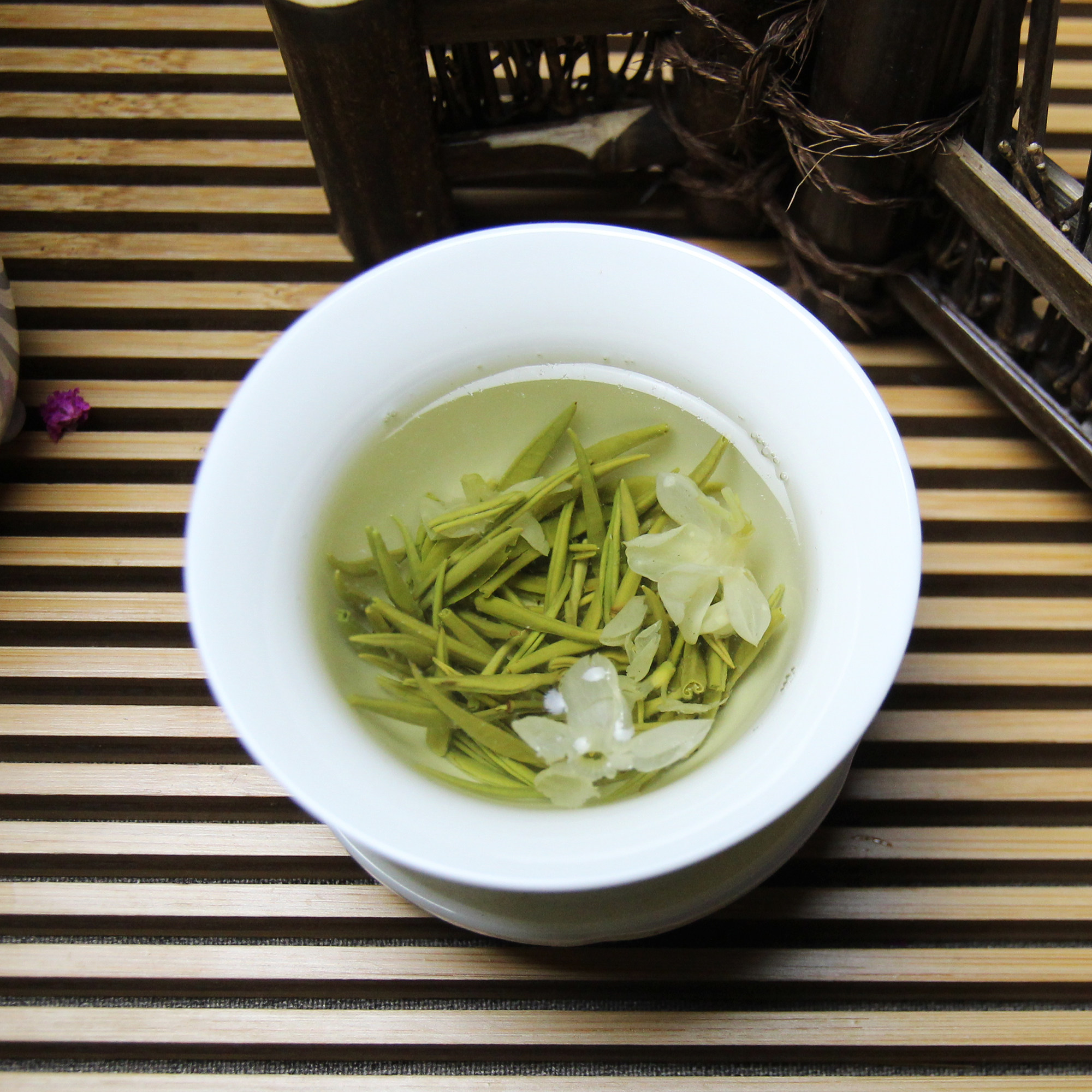 茉莉大白茉莉花茶2022新茶四川飘雪茶叶碧潭特级再加工茶