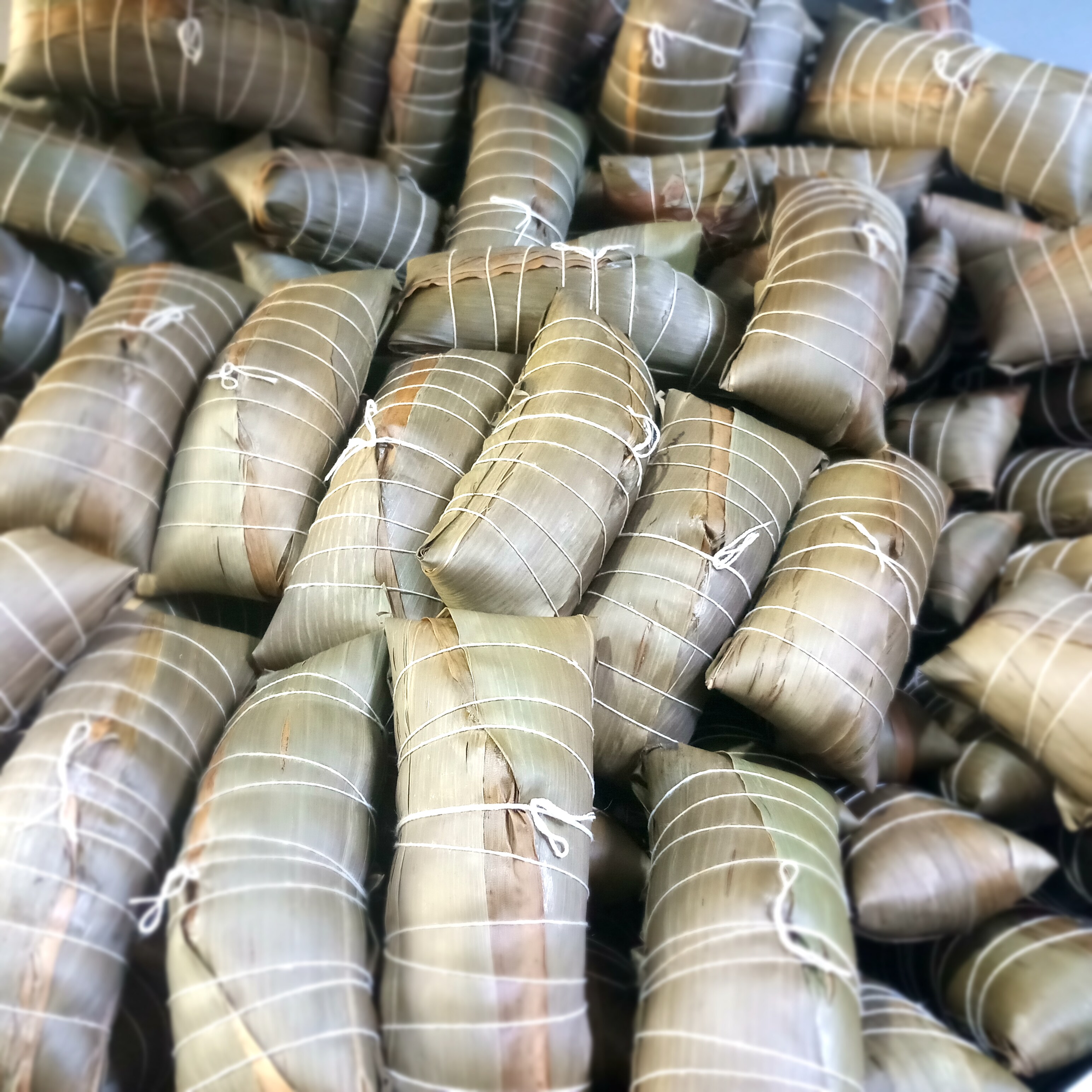 灵山灰水粽子粽甜广东红豆草木灰西凉粽子