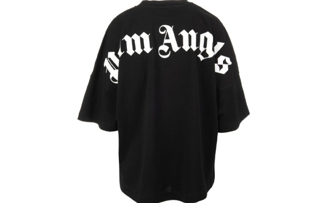 palmangels棕榈天使后背大字字母logo印花圆领t恤