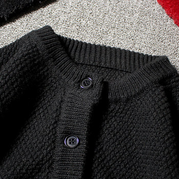 ພາກຮຽນ spring ແລະດູໃບໄມ້ລົ່ນແບບຮົງກົງ knitted cardigan ຜູ້ຊາຍຂະຫນາດໃຫຍ່ sweater jacket trendy ນັກສຶກສາແບບເກົາຫຼີ tops sweater ຜູ້ຊາຍ