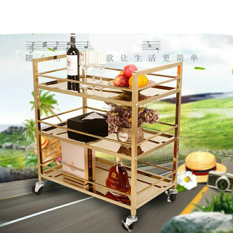 推车餐车水车火车上的酒水餐厅酒店手推推送餐车