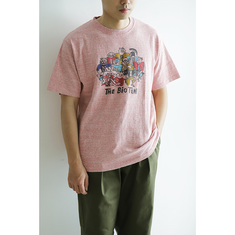 日本barnsoutfitters经典厚磅天竺卡通卡通人人物圆领t恤