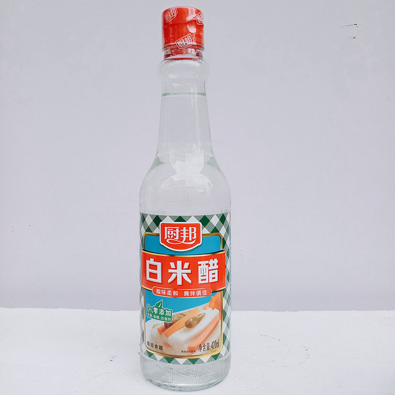 厨邦白米醋420ml消毒杀菌3.