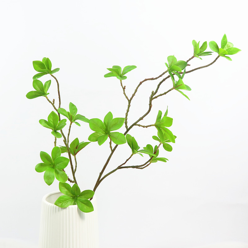 北欧花草搭配装饰品插花花瓶客厅长枝仿真叶长枝仿真绿植