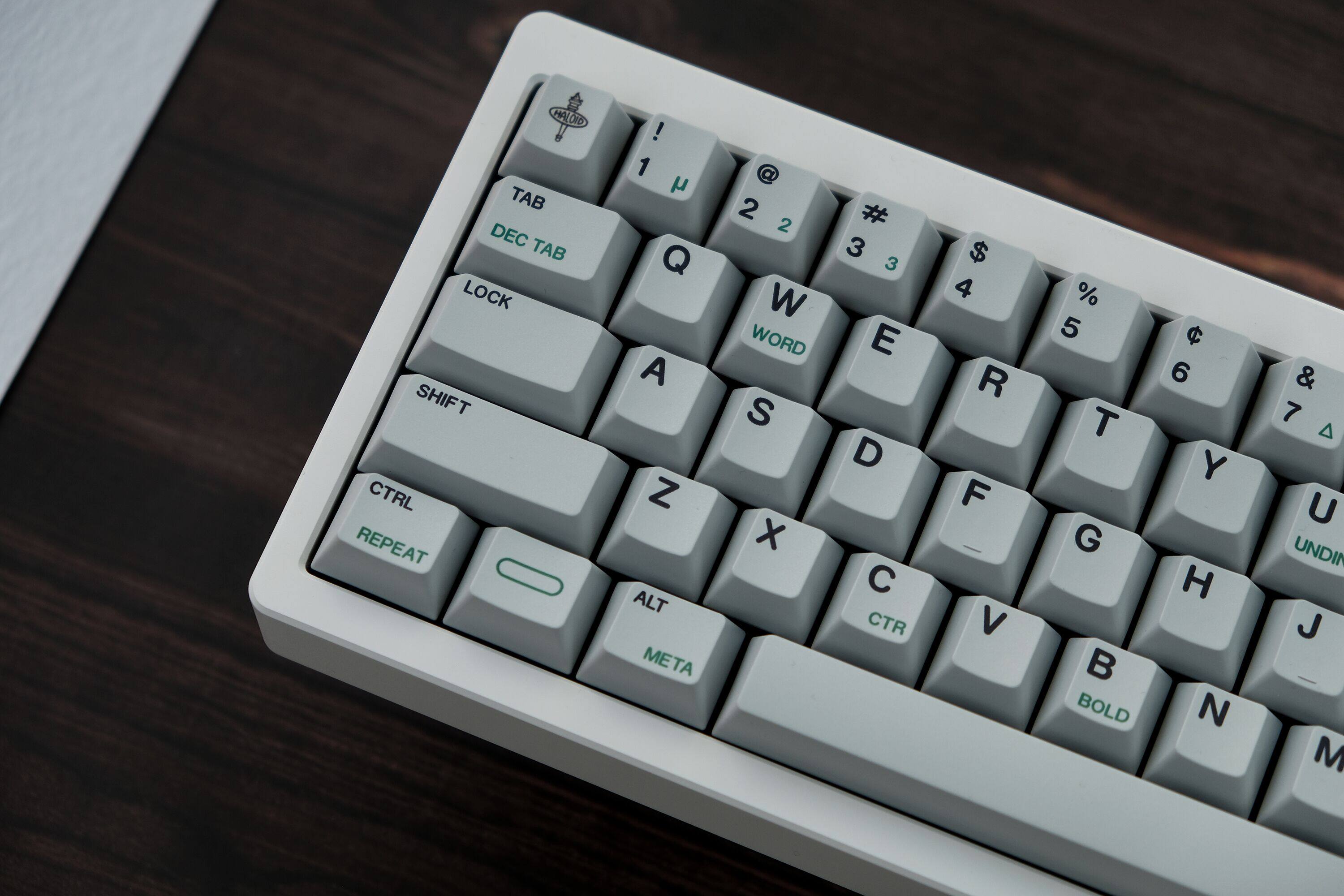 神婆原厂高度热升华极简灰灰色键帽diy客制键帽