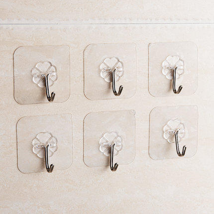 挂钩强力粘胶贴墙壁壁挂承重吸盘厨房挂勾无痕粘贴门后免打孔粘钩