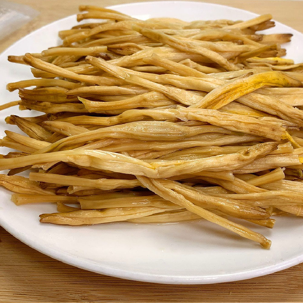 陕西大荔高原水果之乡黄花菜花菜干货200g金针菜忘忧草干黄花菜