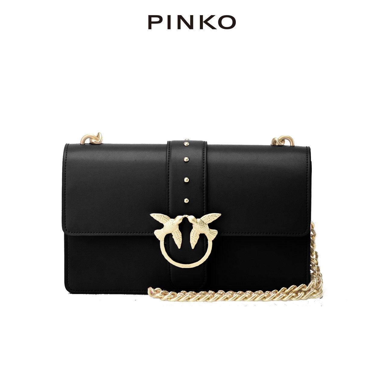 pinko纯色光面飞鸟包燕子燕子lovebag1p212ty4hj女士包袋