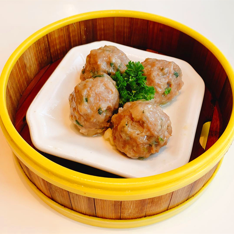 金早绿点广东特色早茶点心速冻烧卖香菜牛肉丸广式下午茶早餐760g