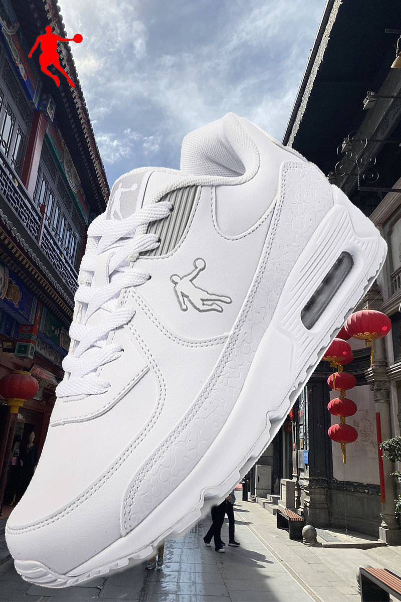 乔丹气垫鞋女夏正品皮面运动鞋2020新款跑步夏季跑步鞋