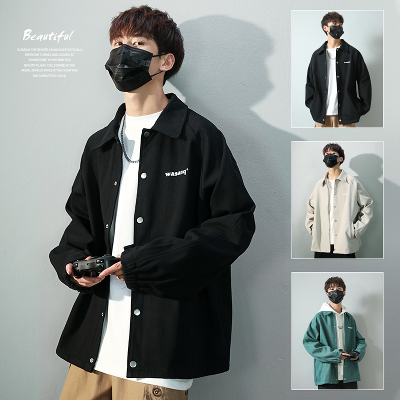 外套男春季工装夹克潮流春秋季男士春装新款休闲男生棒球服上衣秋