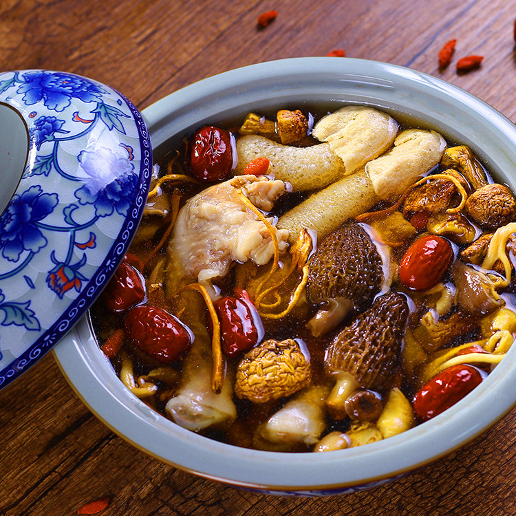 七彩松茸煲汤包煲汤汤料菌菇菌姬羊肚干货野生松茸