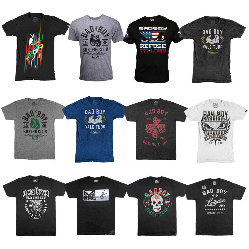 上衣badboy坏小子正品品男棉质运动休闲短袖训练运动t恤