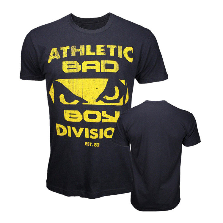 坏小子badboy正品品男健身格斗训练跑步运动休闲运动t恤