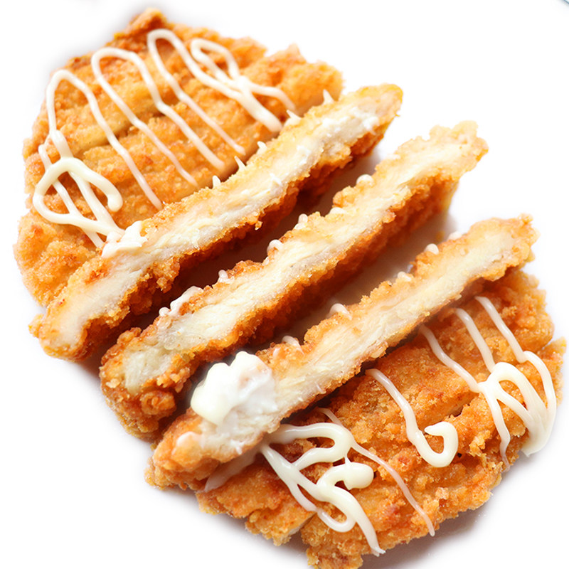 咔嗞脆鸡排10片油炸冷冻半成品家用奥尔良炸鸡台式鸡肉丸