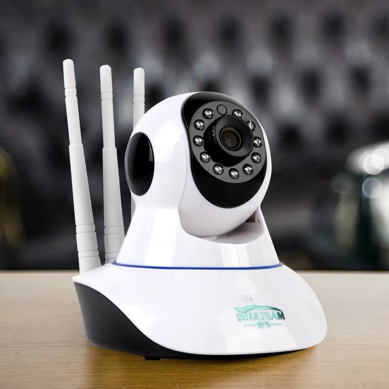 宝气360度全景摄像头连手机远程高清夜视无线家用监控器无死角