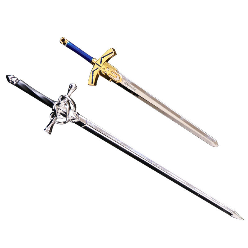 馒头社二次元动漫fa贞德saber周边te武器挂件剑模型摆件钥匙扣