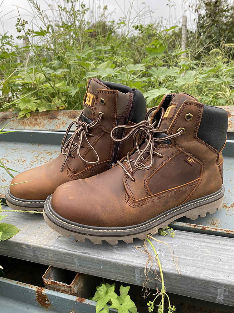 cat男鞋马丁靴卡特高帮工工装秋冬休闲鞋拉链高帮鞋