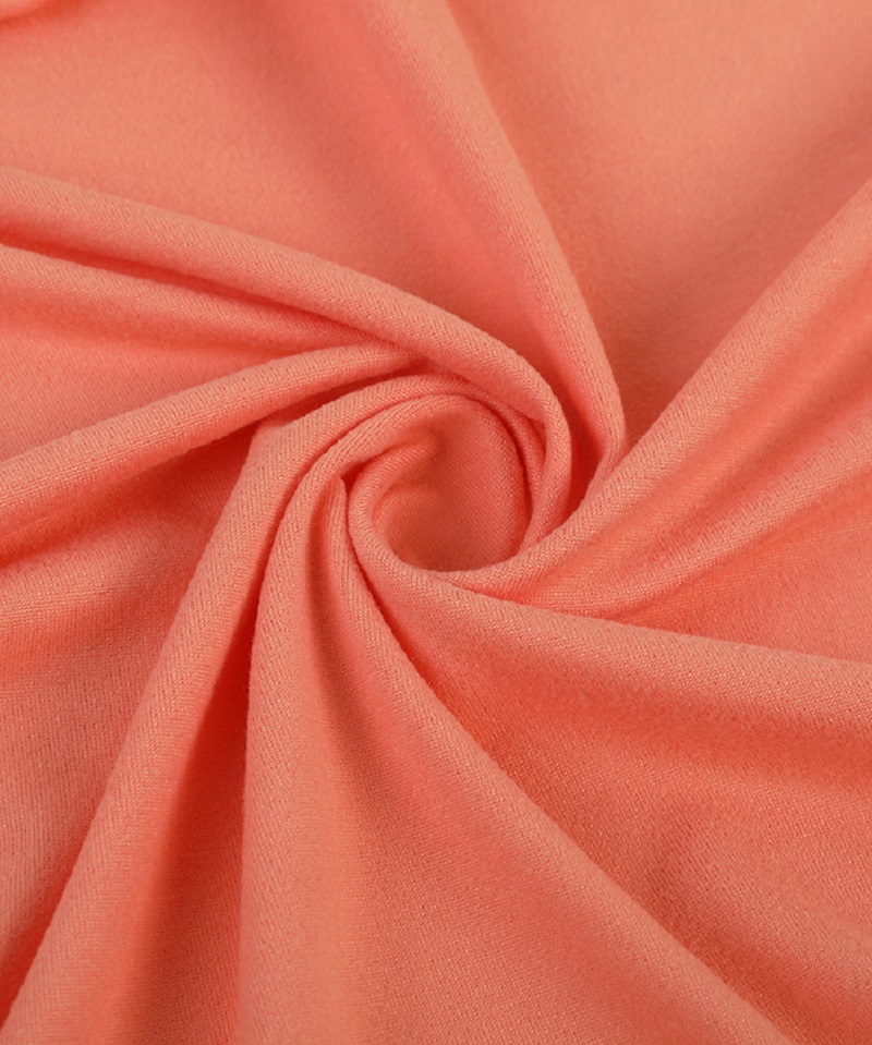 现货牛奶单面磨毛针织弹力棉感舞蹈瑜伽运动面料