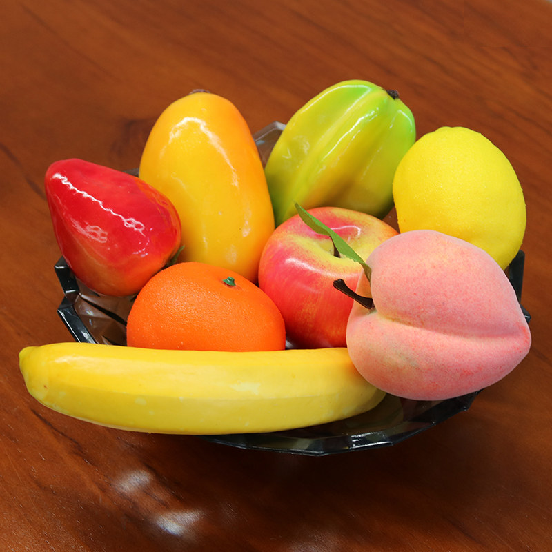 加重仿真水果蔬菜模型套装早教益智装饰假水果橱窗仿真水果摆件