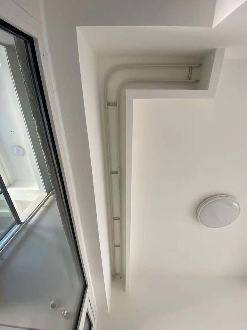 窗帘三进铝合金材质可以弯曲保证正品轨道滑倒窗帘轨道