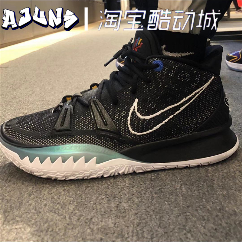 nike耐克kyrie欧文7代首发黑白男子篮球鞋