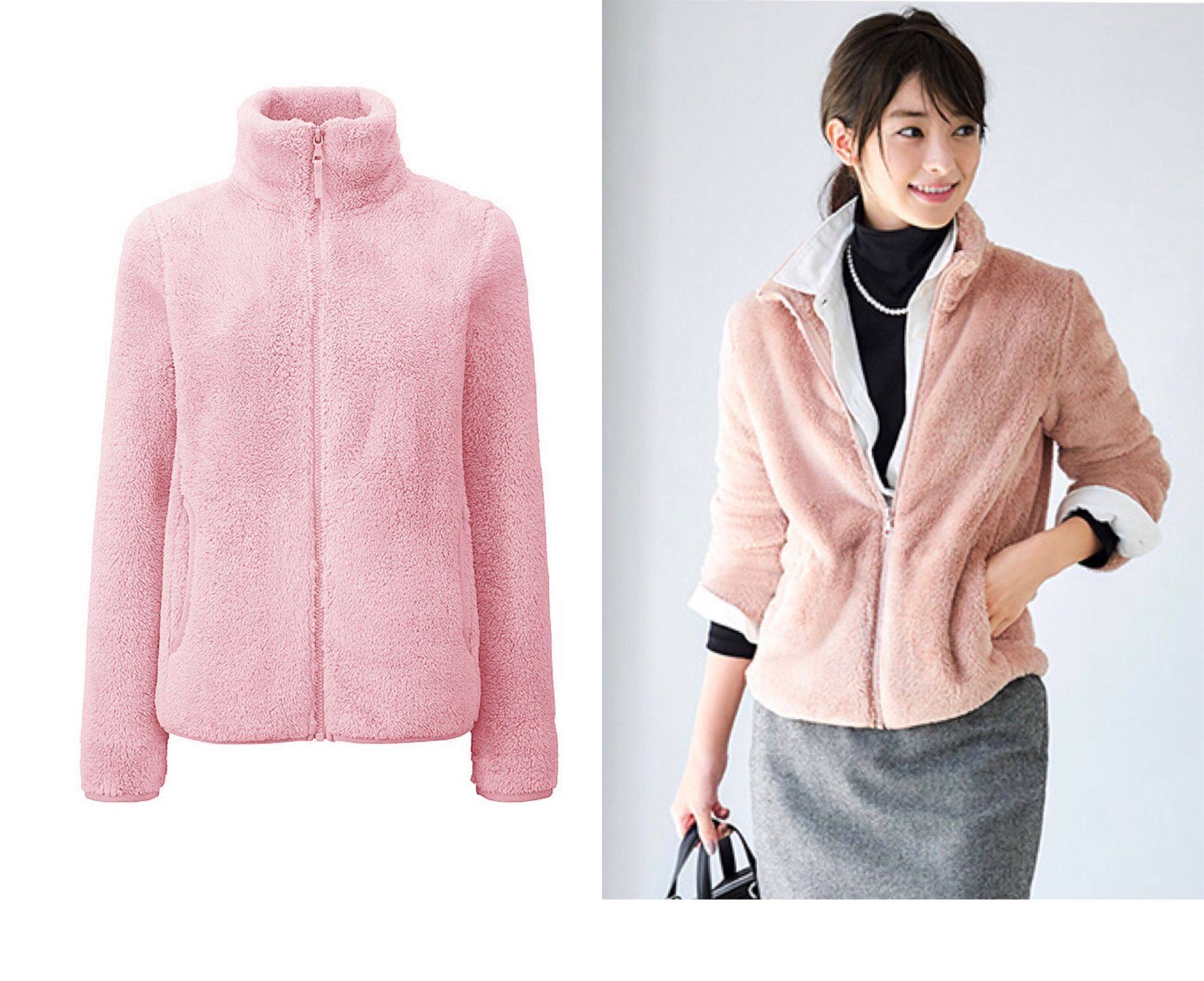 秋冬摇粒绒外套女成人双面绒立领上衣长袖休闲保暖拉绒抓绒衣开衫