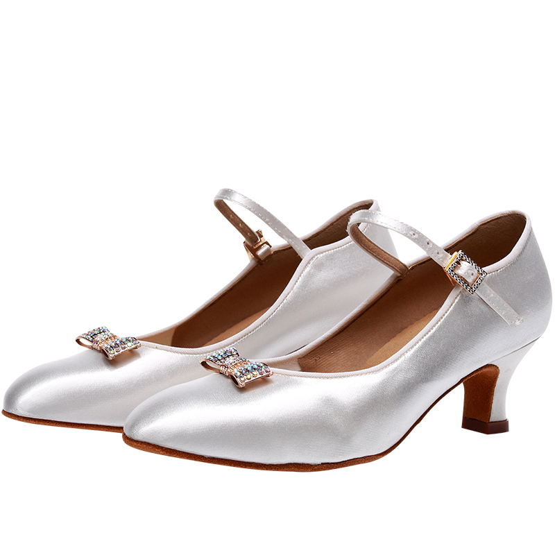 舞鞋正品贝蒂女式粉色摩登舞蹈鞋软底白色表演摩登舞鞋